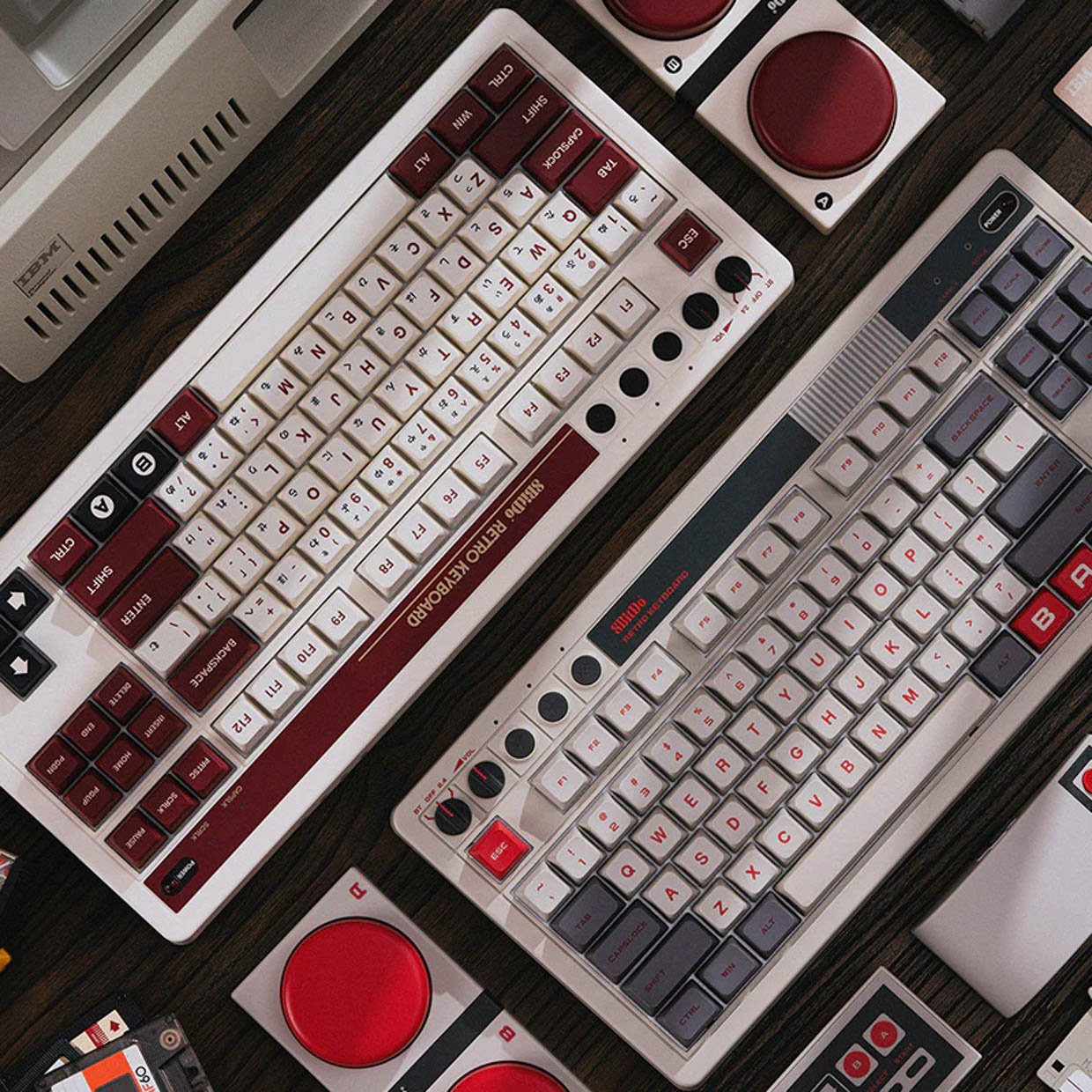 8bitdo Retro Mechanical Keyboards Are For Classic Nintendo Fans