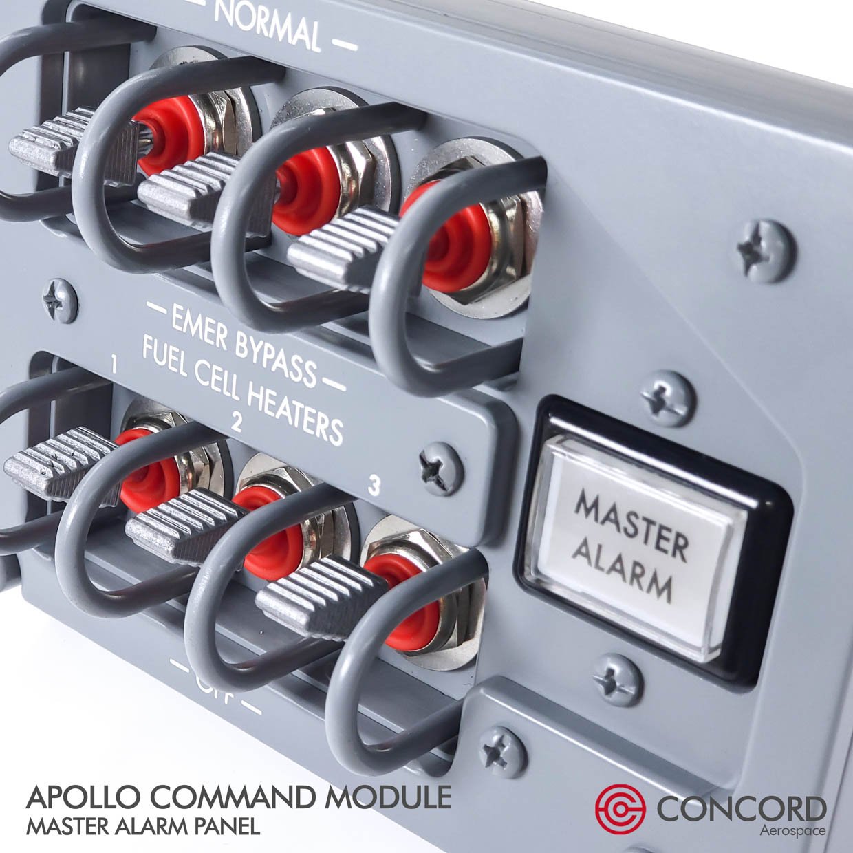 Apollo Command Module Alarm Panel Replica
