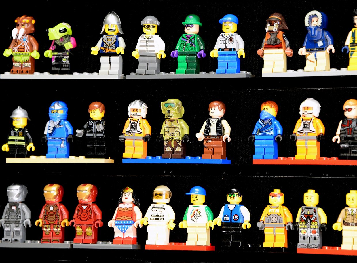 LEGO Minifig Display Case