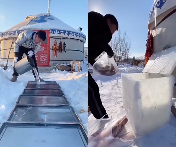 Making a Freezer from Ice