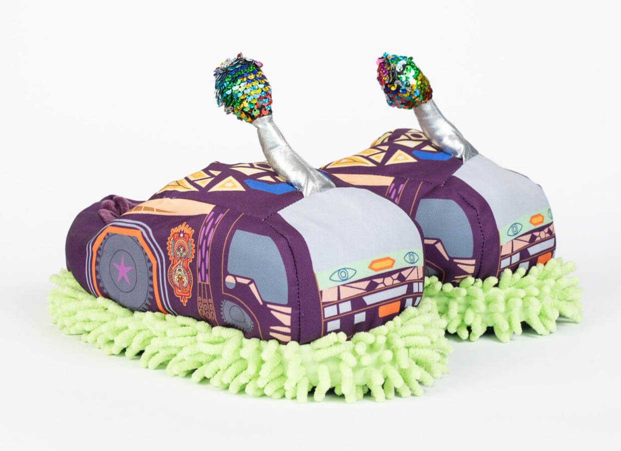 Meow Wolf Snurtle Slippers