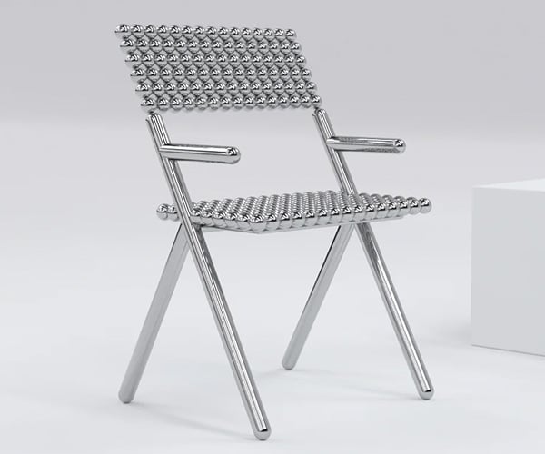 Tila Stainless Steel Chair