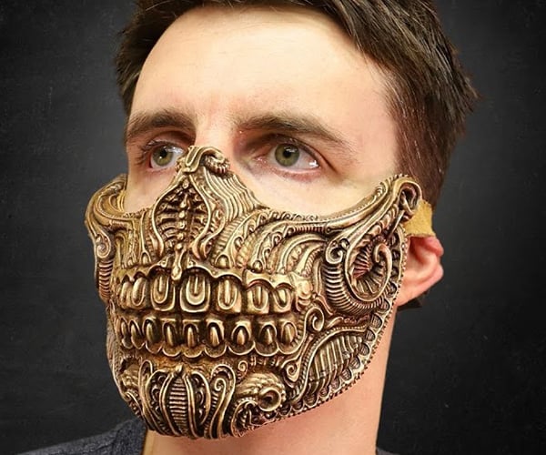 Casting a Bronze Skull Mask