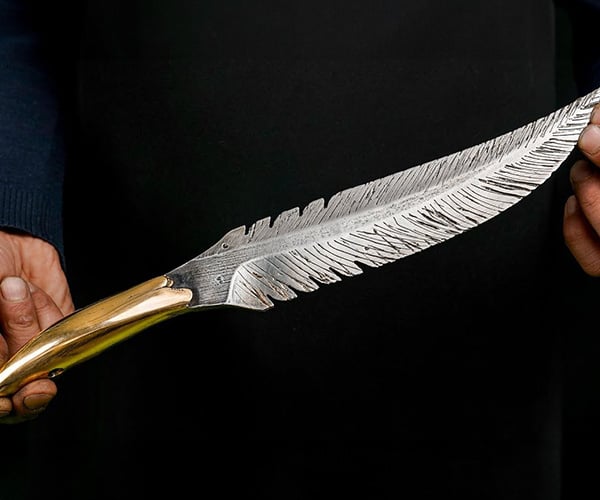 Making a Metal Feather Knife