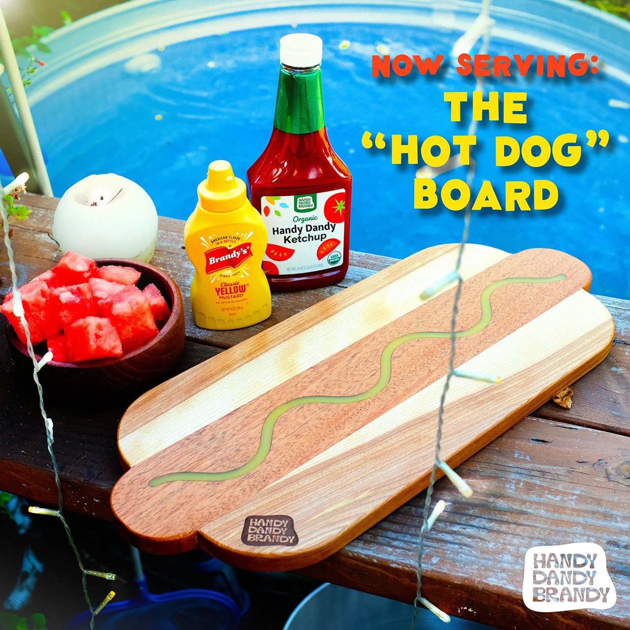 Hot Dog Cutting Board