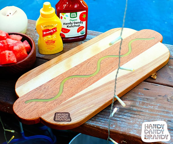 Hot Dog Cutting Board