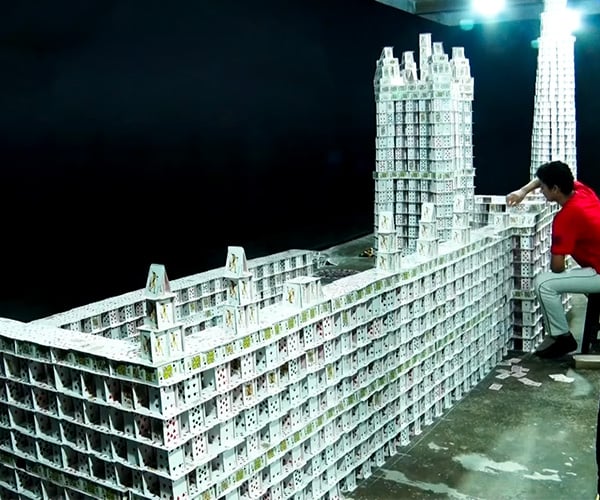World’s Largest Playing Card Structure