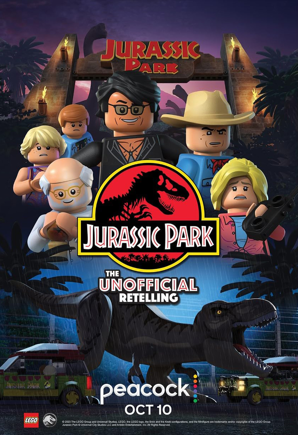Dr. Ian Malcolm Is Back for "LEGO Jurassic Park The Unofficial Retelling"
