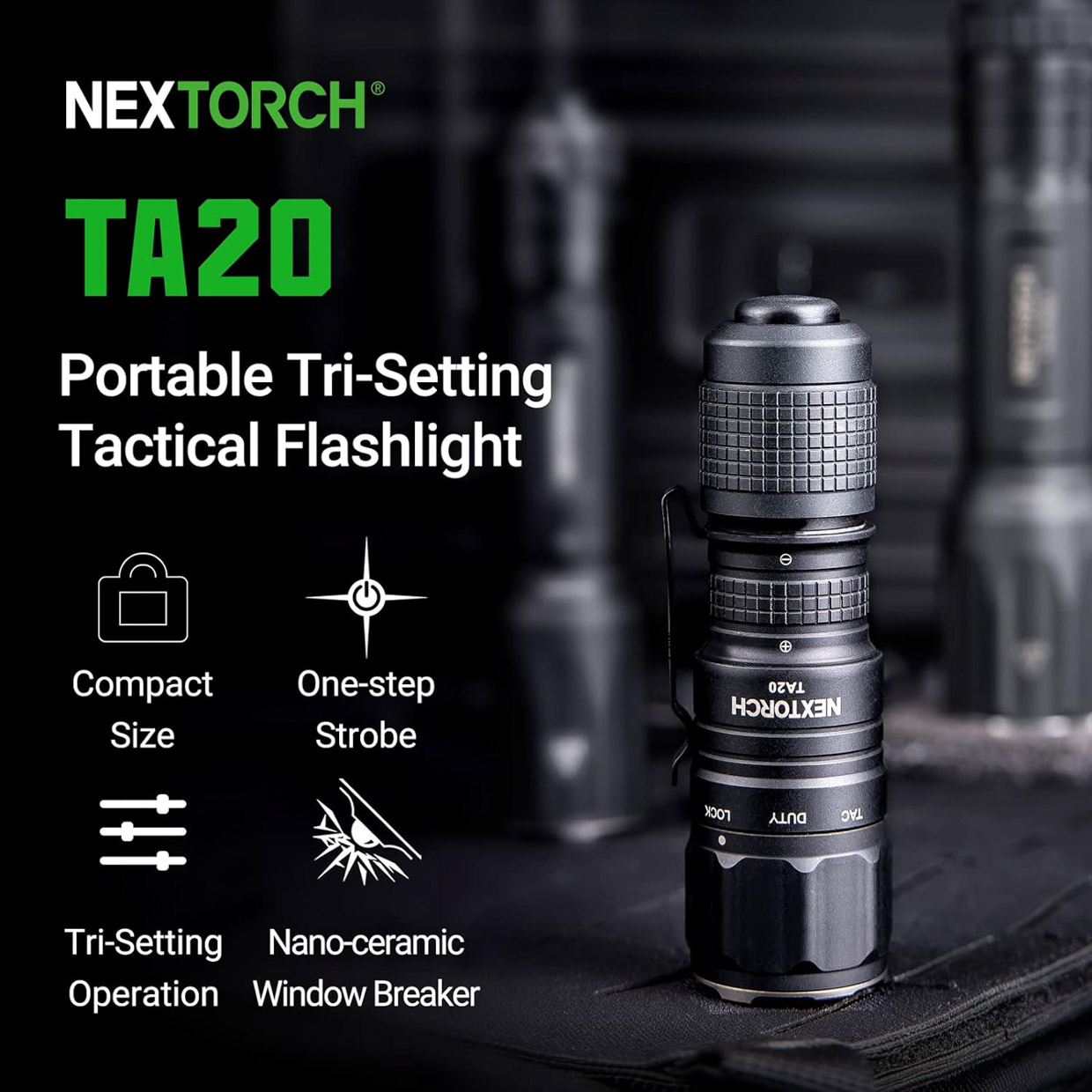 Nextorch TA20 Tactical Flashlight