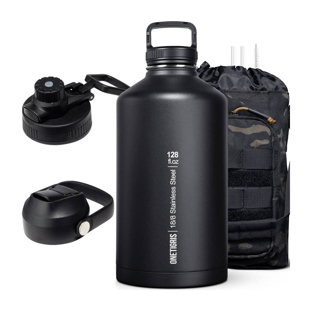 Water Bottle Insulated 1 Gallon Stainless Steel Water Bottle with