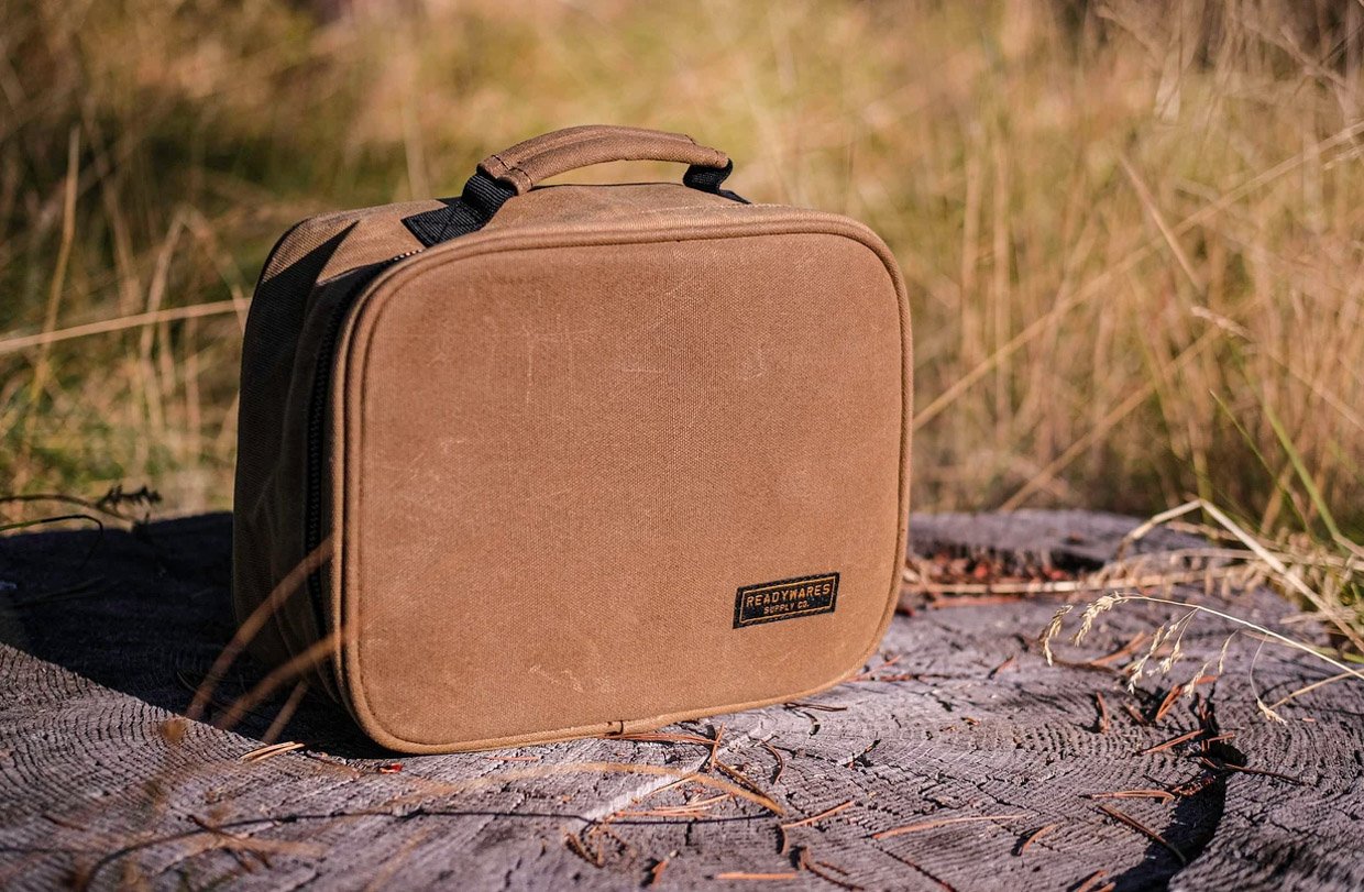 Waxed Canvas Lunch Box
