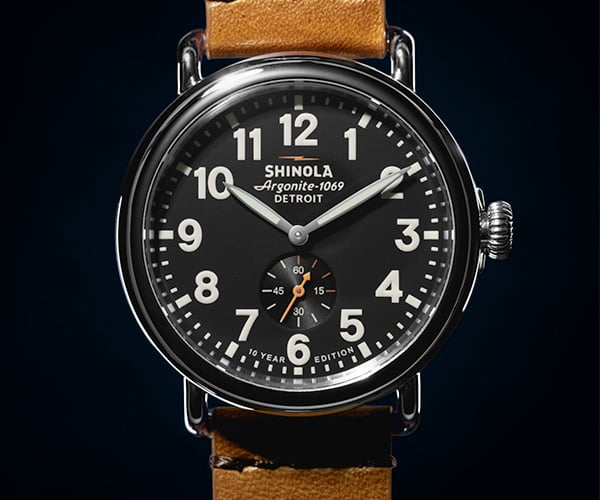 Shinola Runwell 10 Year Anniversary Watch