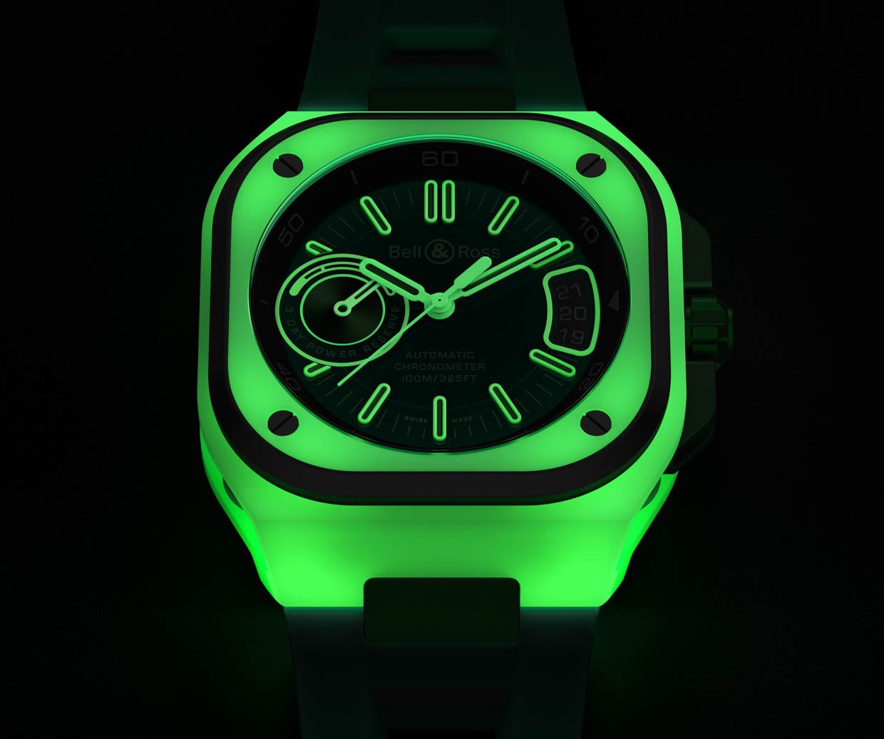 Bell & Ross BR-X5 GREEN LUM Watch