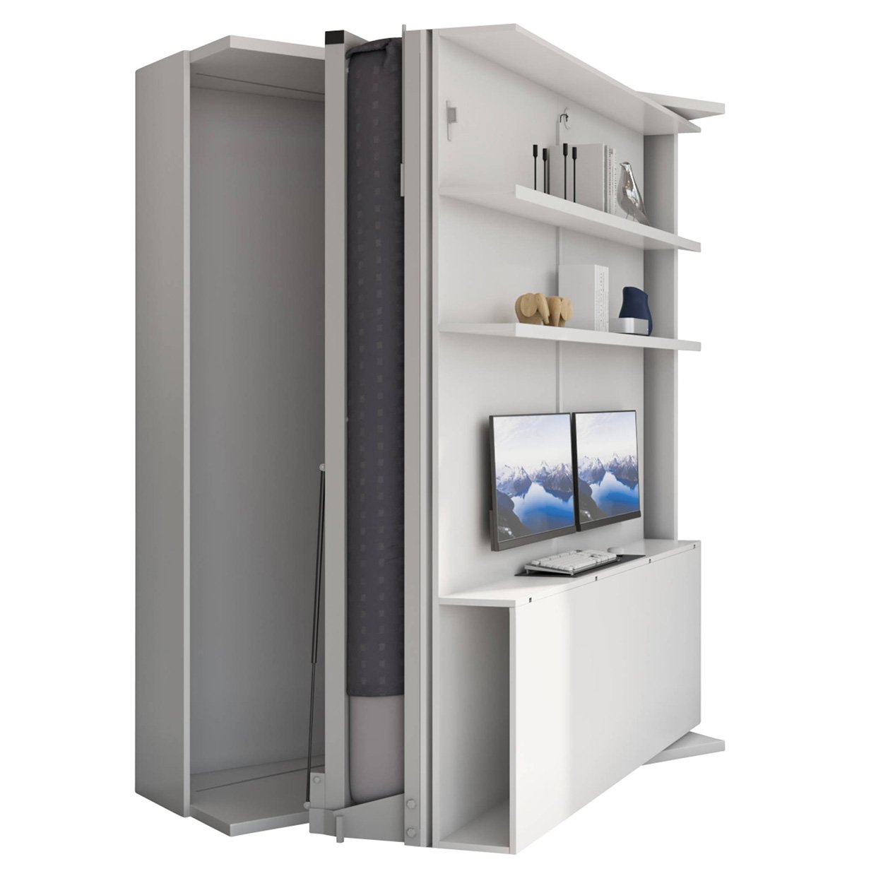 This Rotating Murphy Bed Transforms Your Bedroom Into an Office