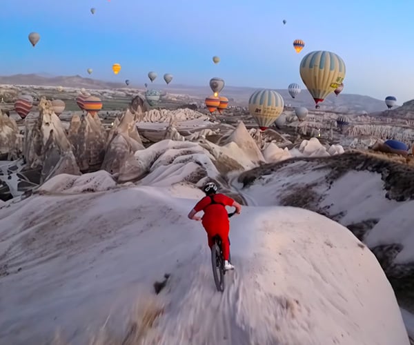 Mountain Bikes + Hot Air Balloons