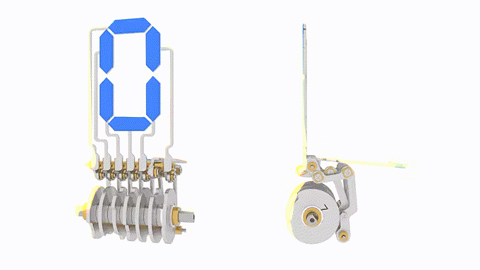 Rantoge Mechanical Digital Clock