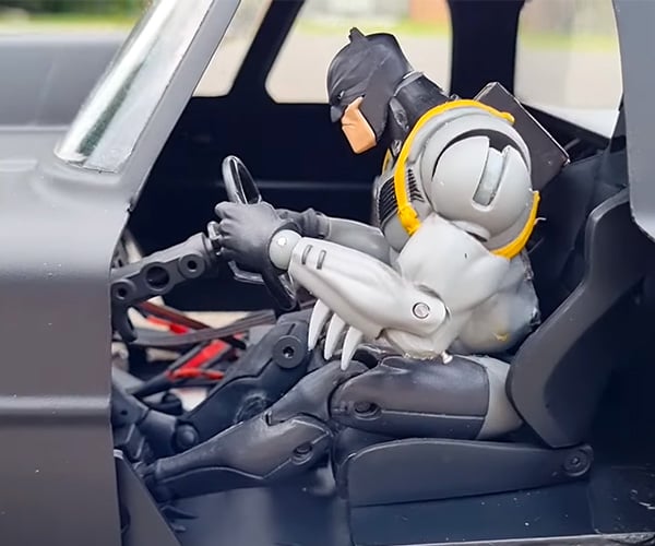 Animatronic Batman Goes for a Ride
