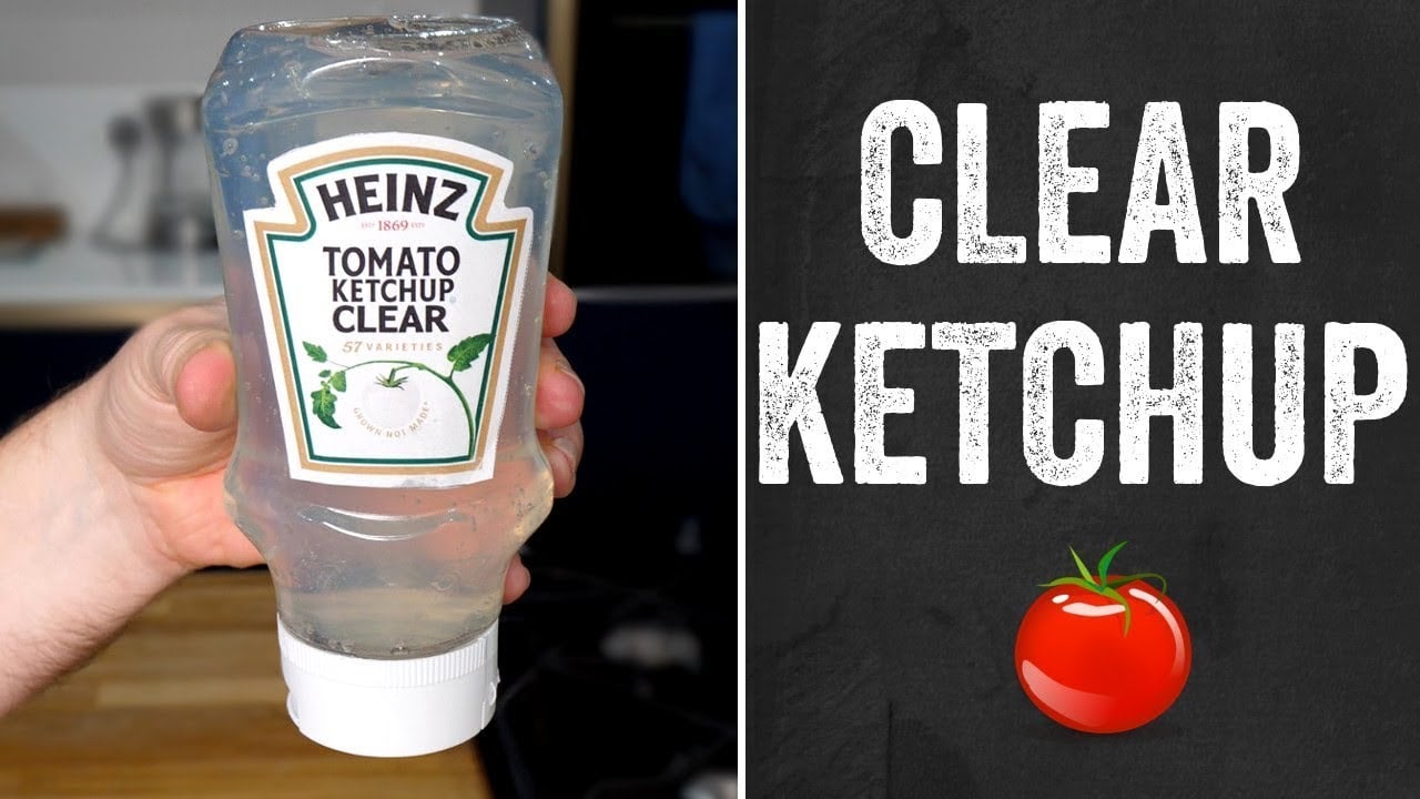 I Made Clear Ketchup : r/food