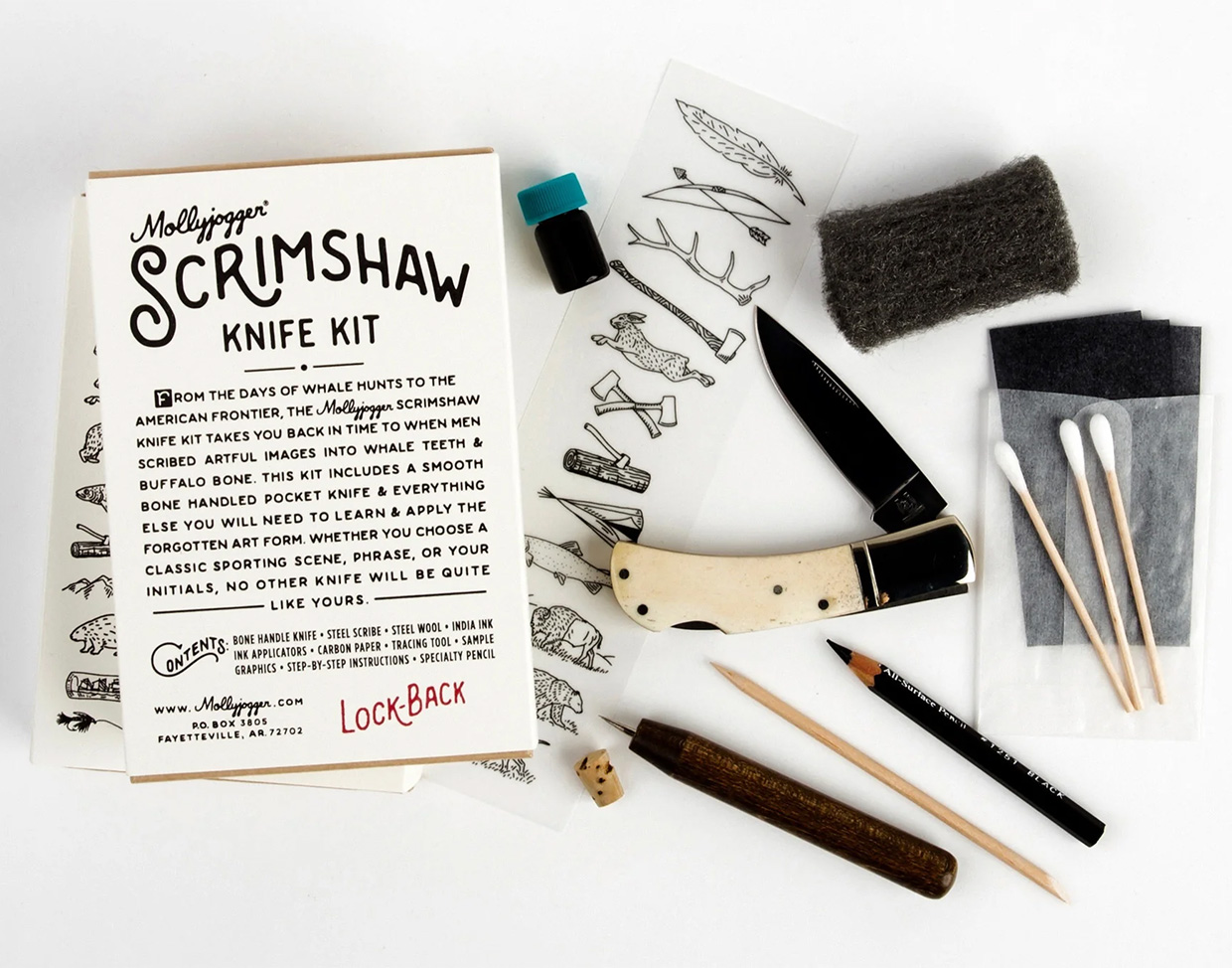 Scrimshaw Pocket Knife Kit