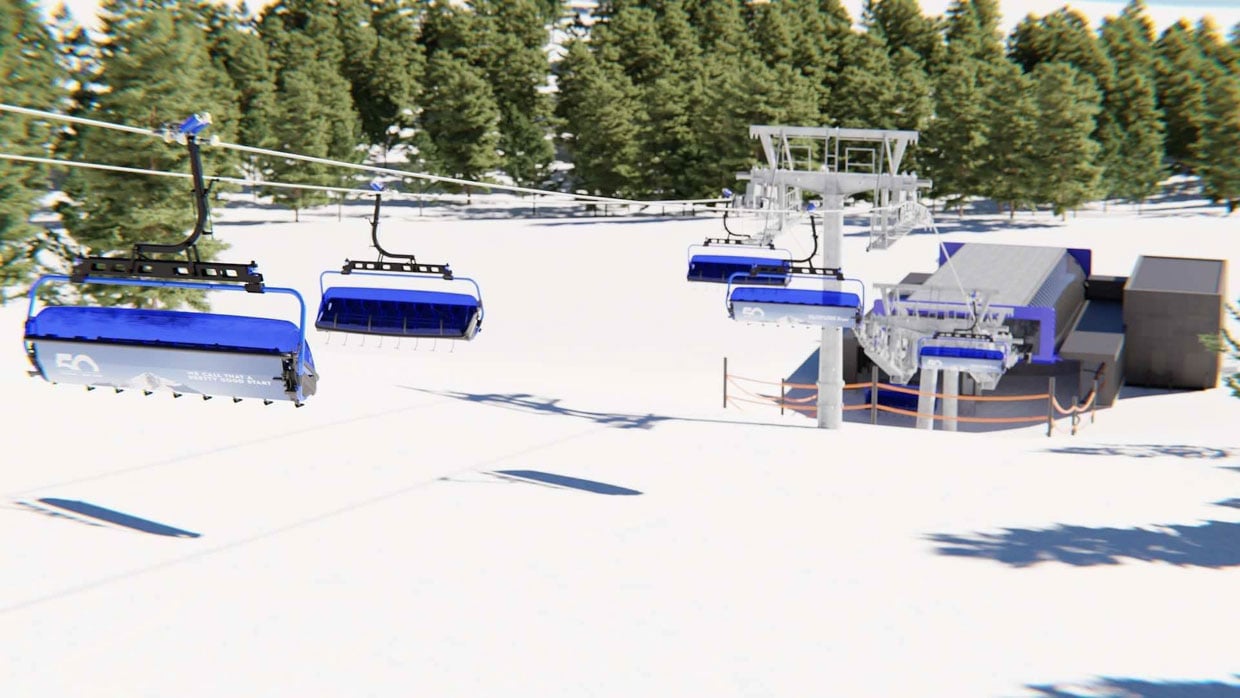 World’s Longest 8-Person Chairlift