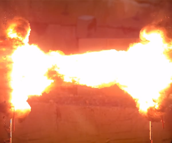 Slow-Motion Explosion Collisions