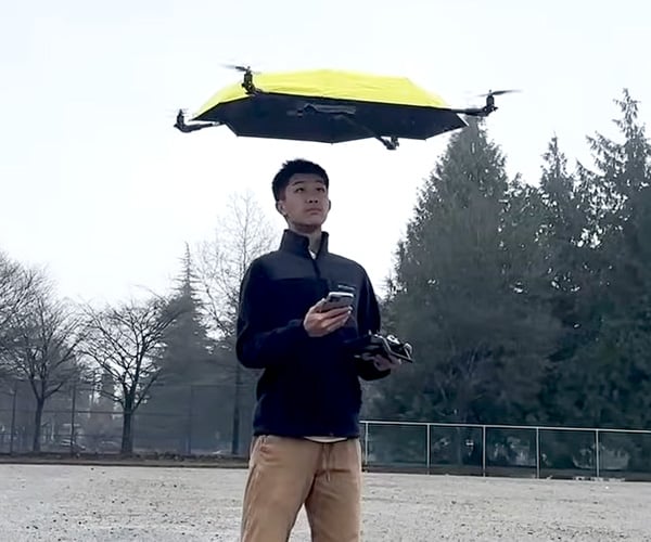Flying Umbrella Drone