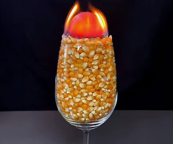 Red Hot Copper Ball vs. Popcorn