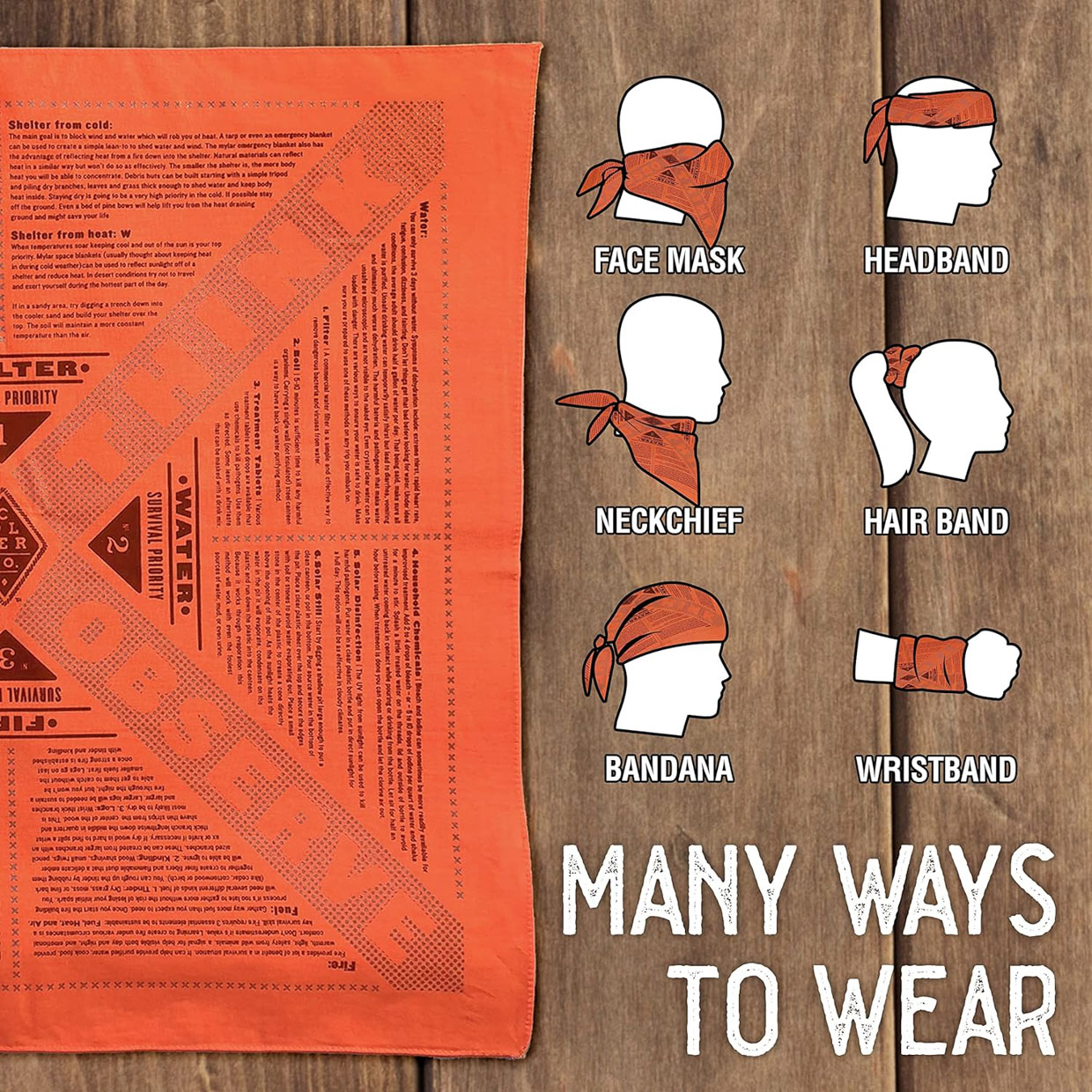 This Survival Bandana Could Save Your Life If You're Lost in the Woods