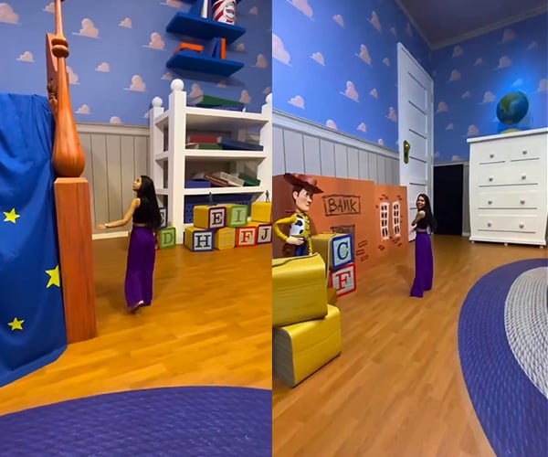 Toy-sized Andy’s Room from Toy Story