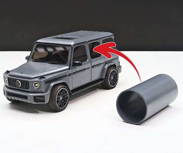 Making a Mercedes G-Wagon Model from PVC Pipe
