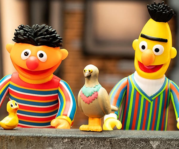 Sesame Street Bert + Ernie ReAction Figures