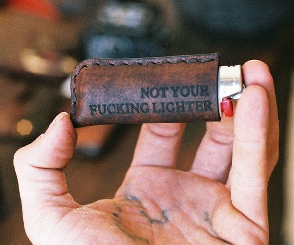 Neena Leather Lighter Cover