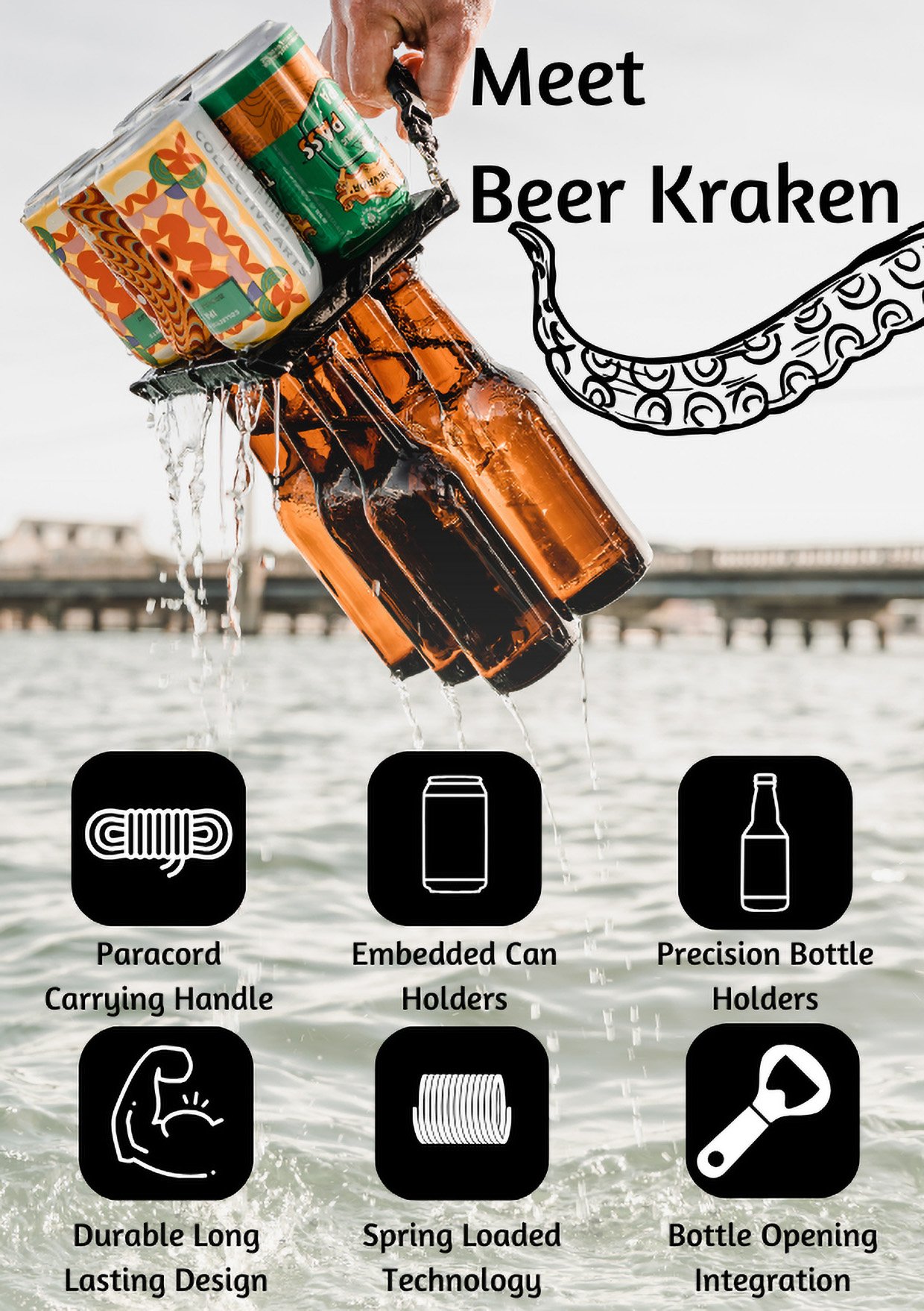 The Beer Kraken Drink Carrier