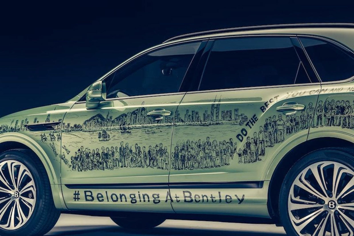 Bentley Belonging Bentayga Art Car