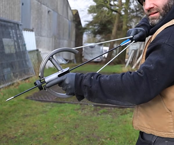 Making a Sling Bow from a Bike Wheel