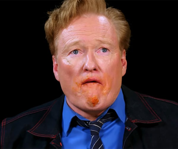 Conan O’Brien vs. Hot Wings