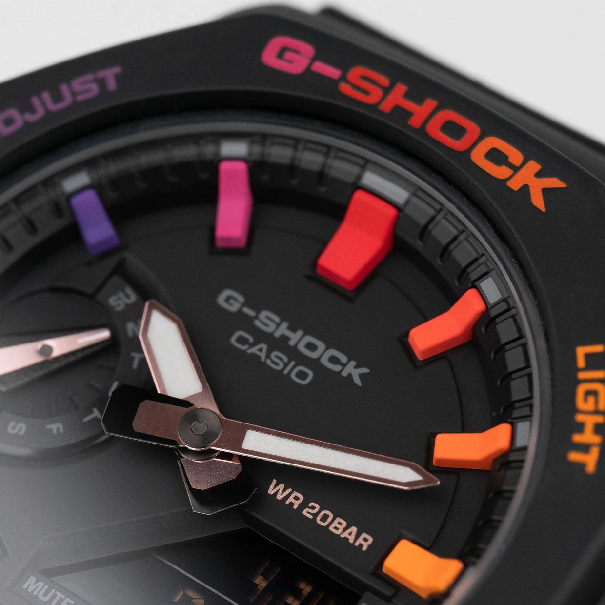 G-SHOCK CasioOak Mini Black Rainbow Custom Watch