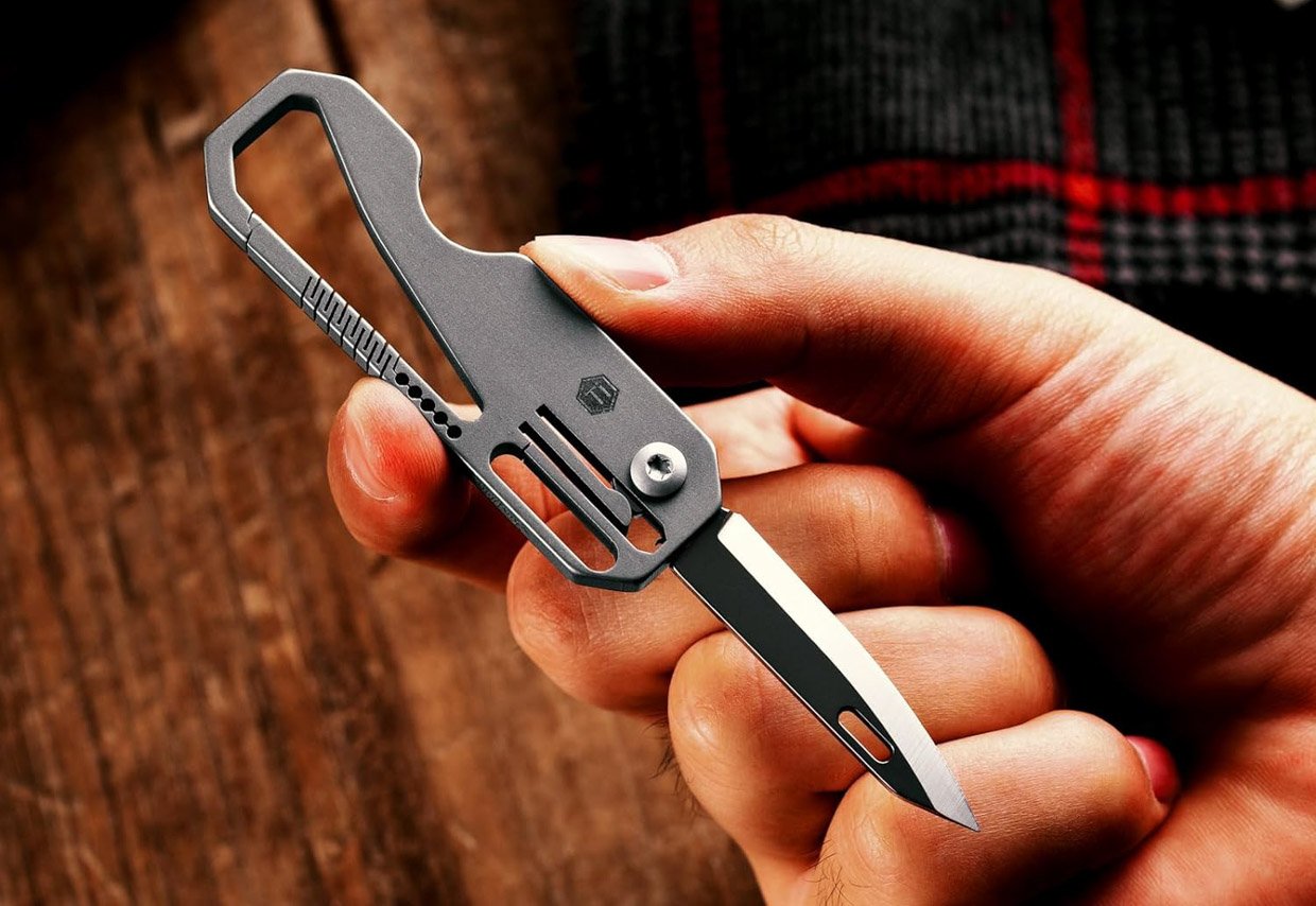 KeyUnity KK08 Carabiner Pocket Knife