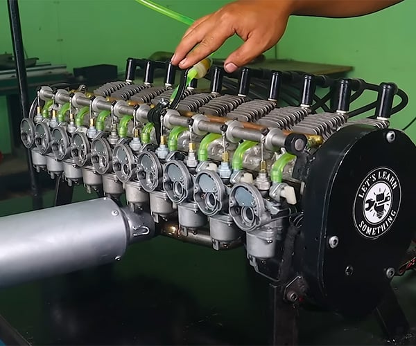Making a 10-Cylinder, 2-Stroke Engine