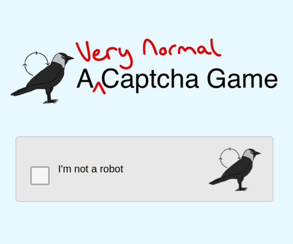 A Very Normal Captcha Game