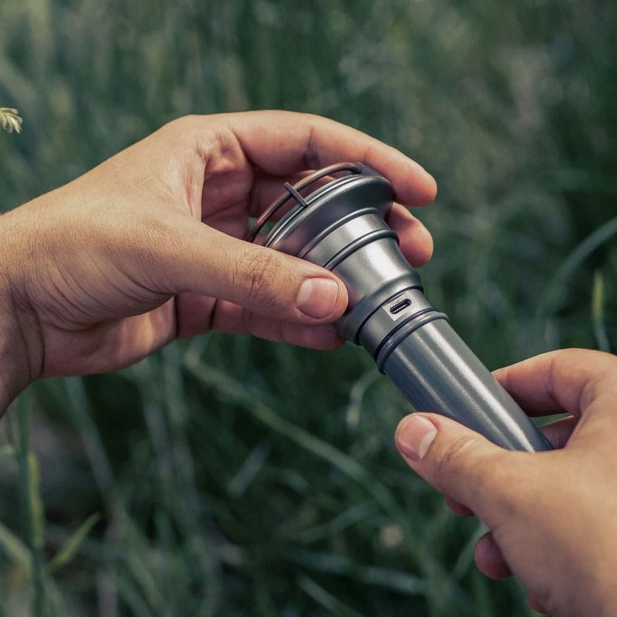 Barebones Vintage Look Flashlight
