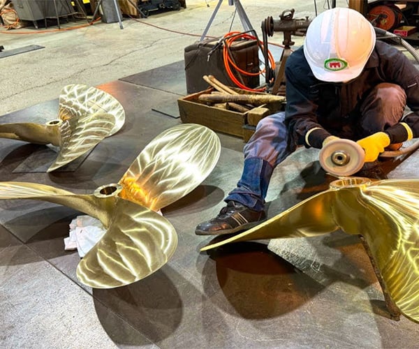 How a Factory Makes Ship Propellers