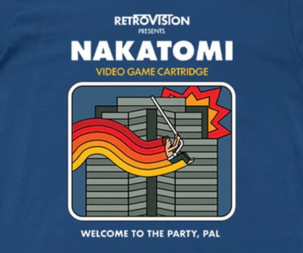 Die Hard Nakatomi Atari Video Game T-Shirt