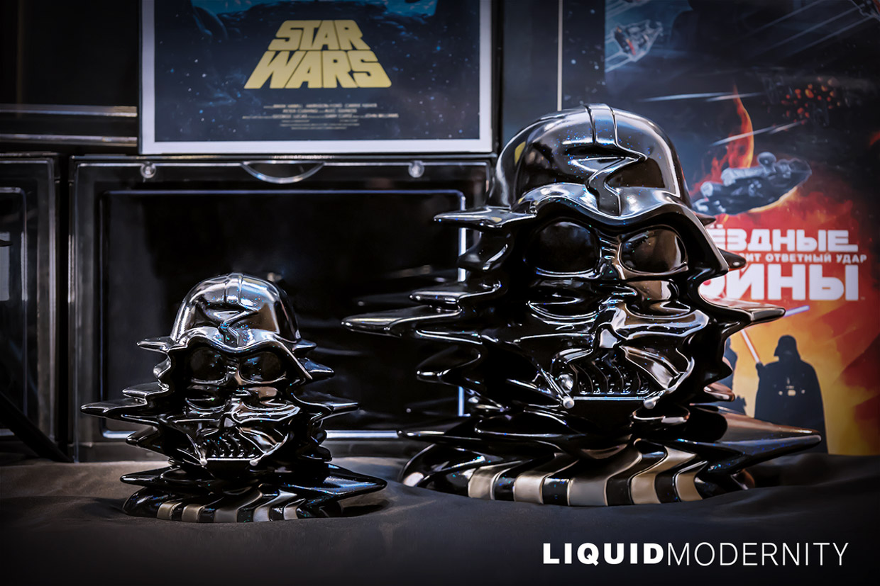 Liquid Modernity Dark Lord + Soldier Sculptures