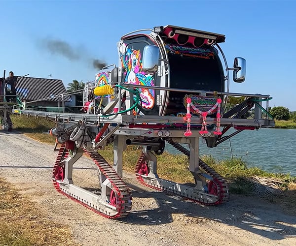 Driving a Turbo-Diesel Rice Tractor