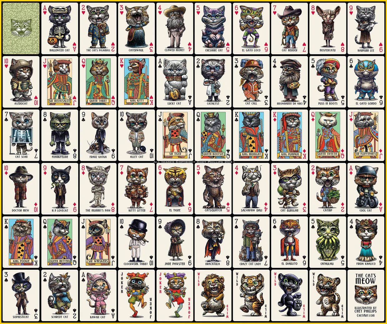 The Cat’s Meow Playing Cards