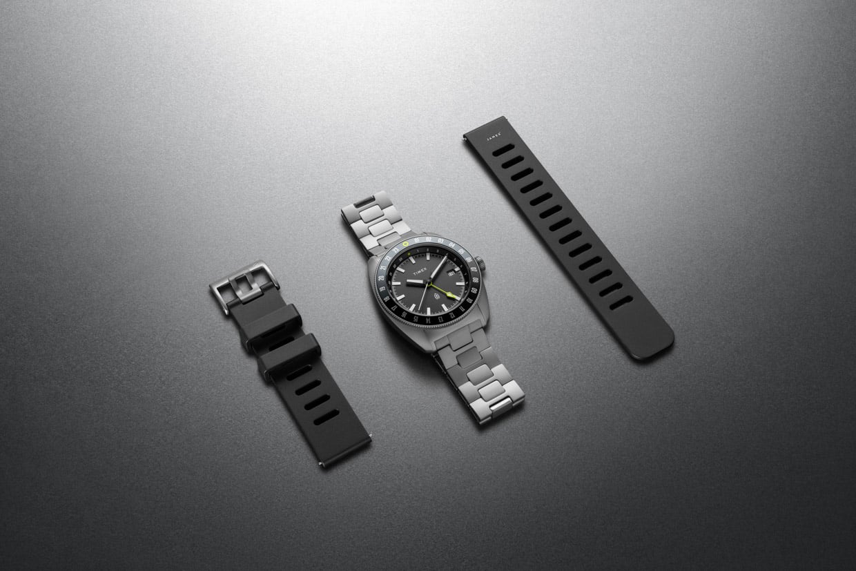 James Brand x TIMEX Titanium GMT Watch
