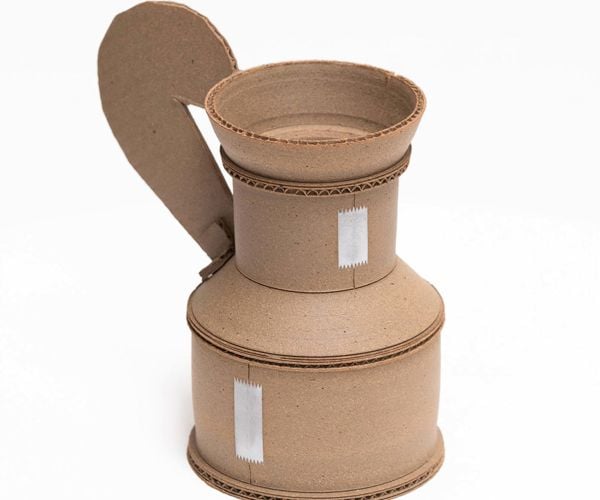 Jacques Monneraud’s Cardboard Pottery