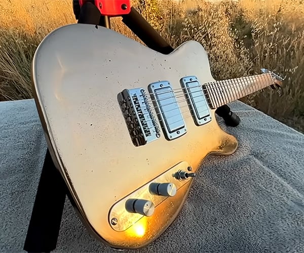 Making a Bronze Guitar from Copper Wire