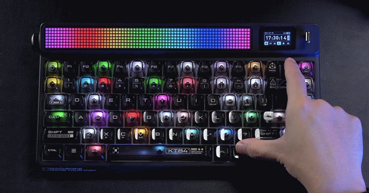 Machenike KT84 LED Matrix Keyboard